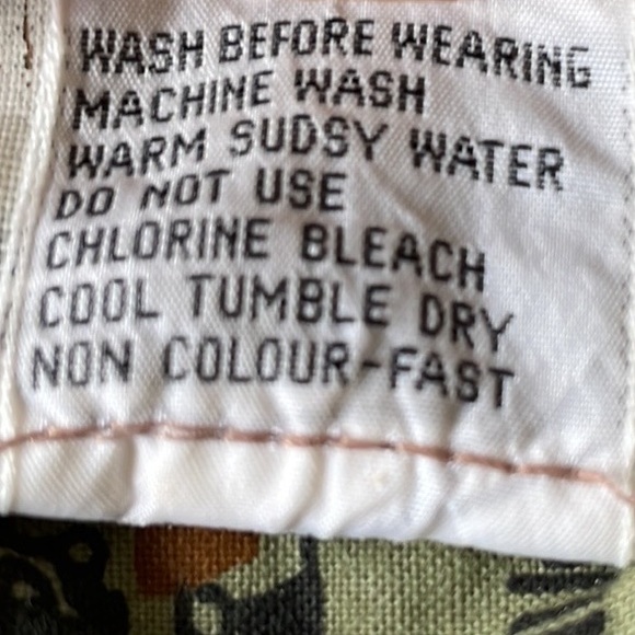 RARE Vintage Shirt NORTH MARINE DRIVE 45R 45rpm Novelty Print Army Size Large - Picture 7 of 7